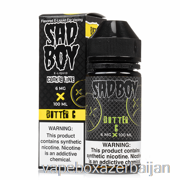 E-Juice Vape Butter Cookie - Sadboy - 100mL 3mg